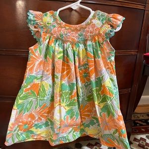 Three sisters smocked dress size 18 months